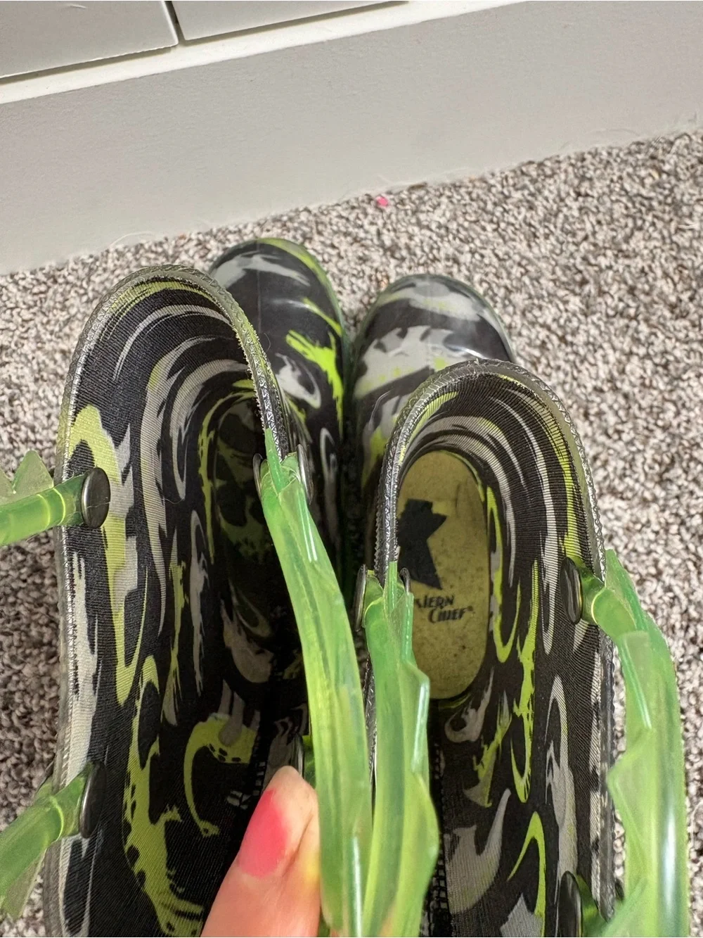 Western Chief Dinosaur Pull On Light Up Boots Size 7c